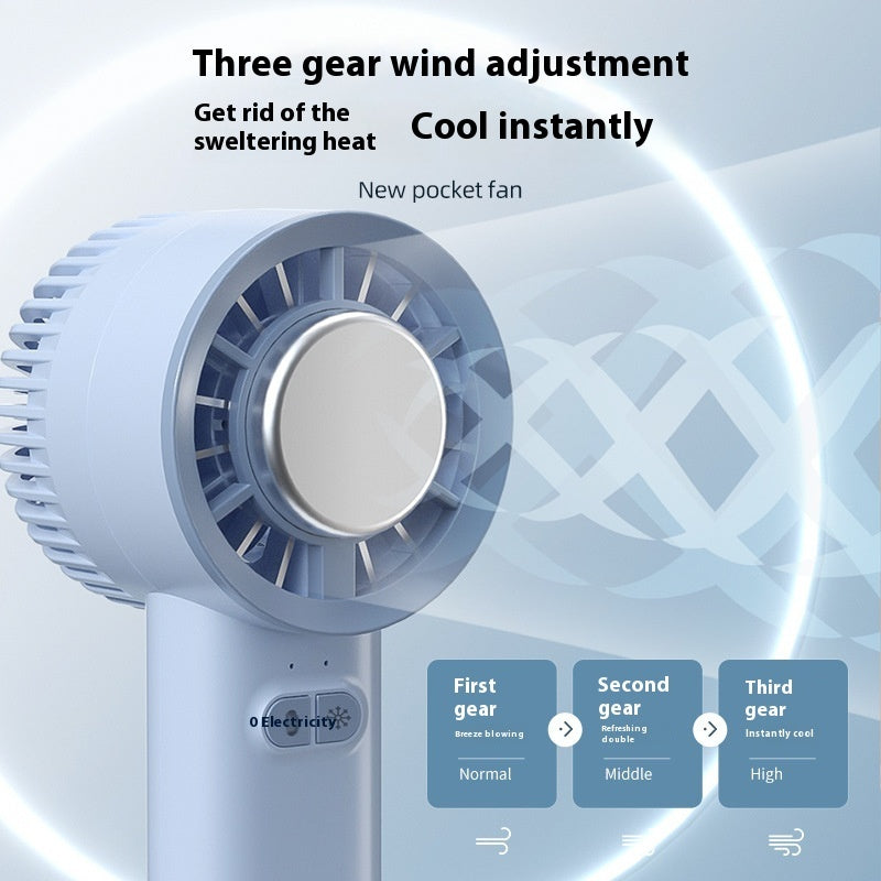 🌬️ Ventilateur Turbo Portable – Haute vitesse & Technologie Ice-Cool