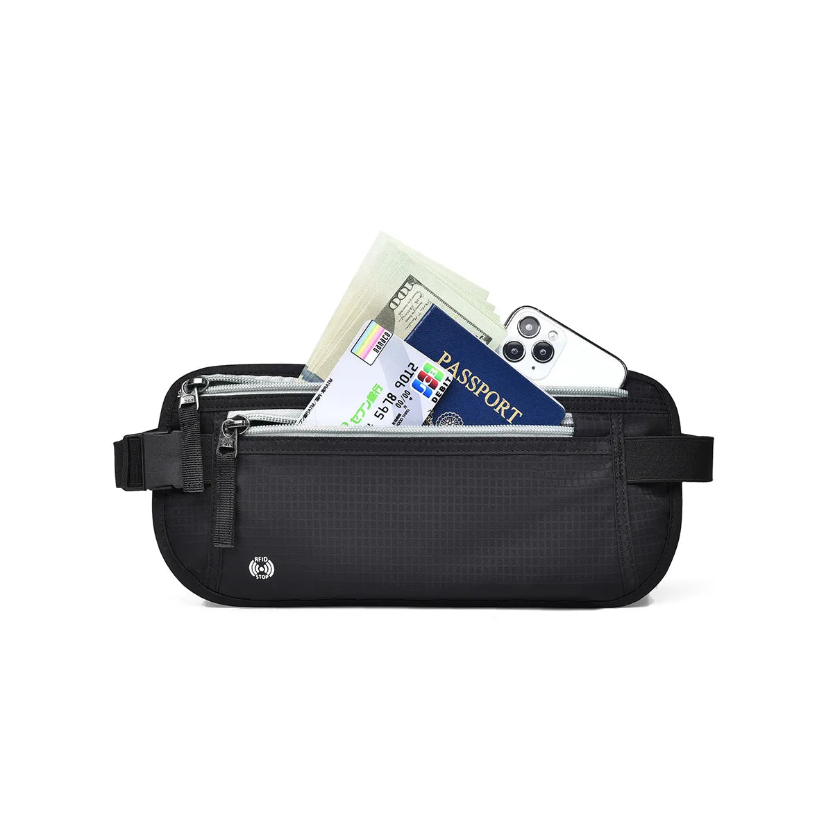 Ceinture cache-billets du pèlerin (RFID)
