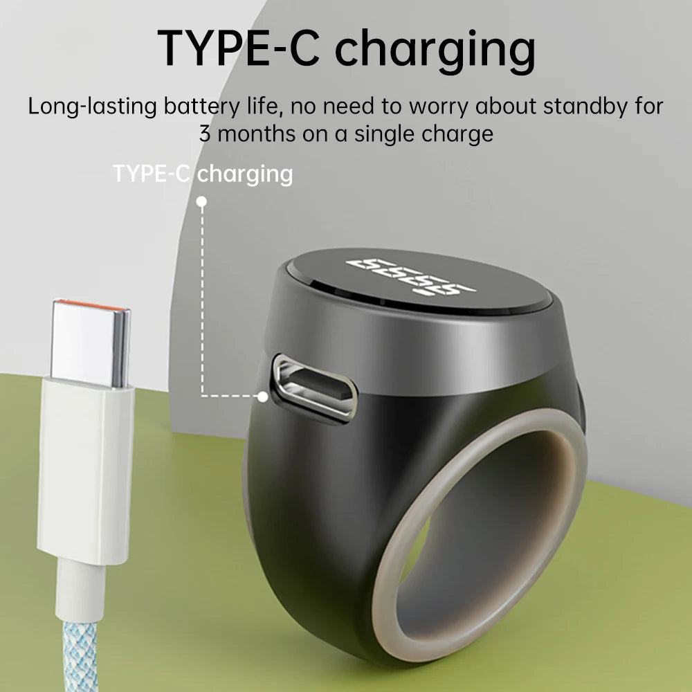 Compteur de dhikr digital – Rechargeable USB-C avec bague réglable