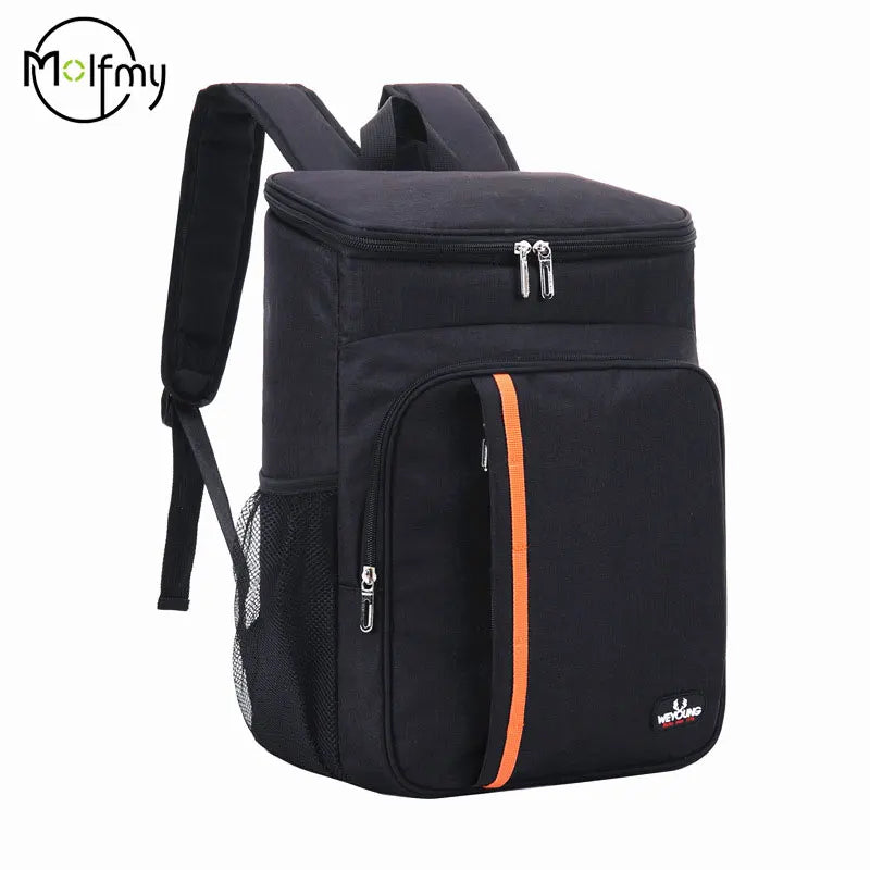 Sac à dos isotherme éco – Doublure glacière intégrée pour camping/pèlerinage