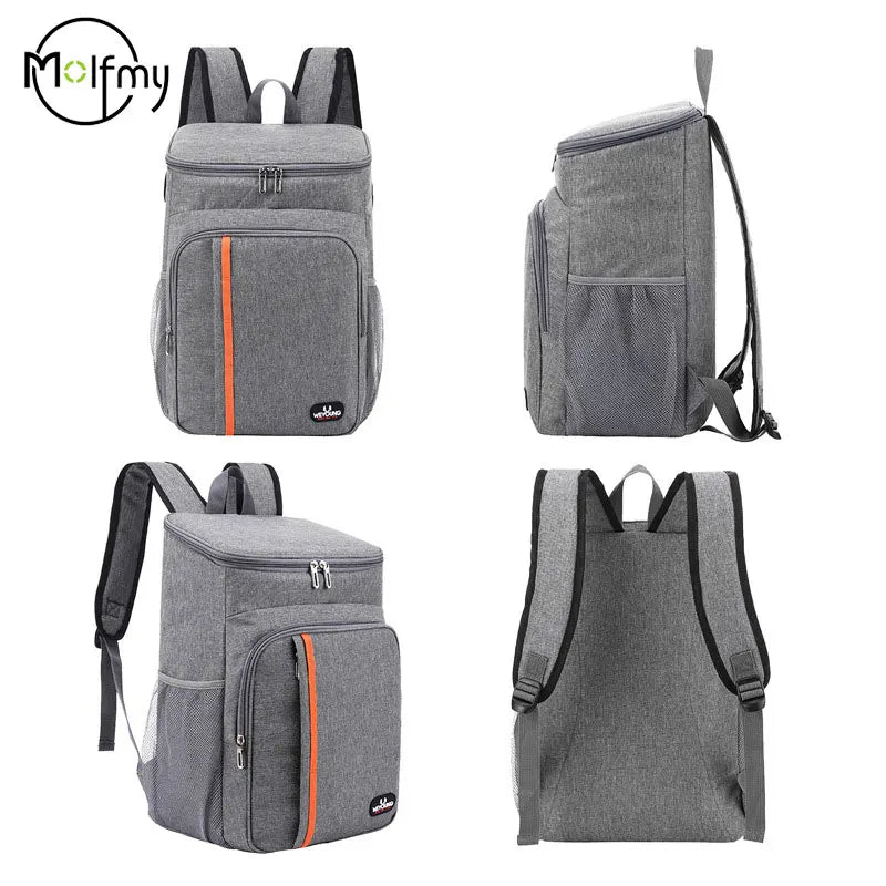 Sac à dos isotherme éco – Doublure glacière intégrée pour camping/pèlerinage