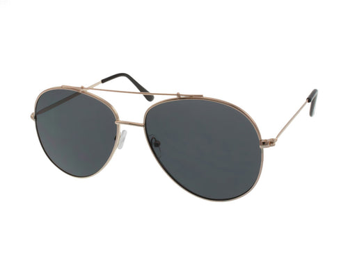 Lunettes de soleil Lover – Protection UV totale, monture métal cuivre